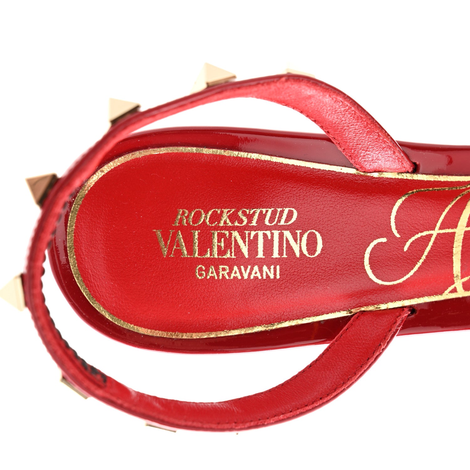 Valentino Garavani Mesh Nappa Rockstud Alcove 60mm Slingback Pumps 37.5 Rosso Valentino 6 of 9