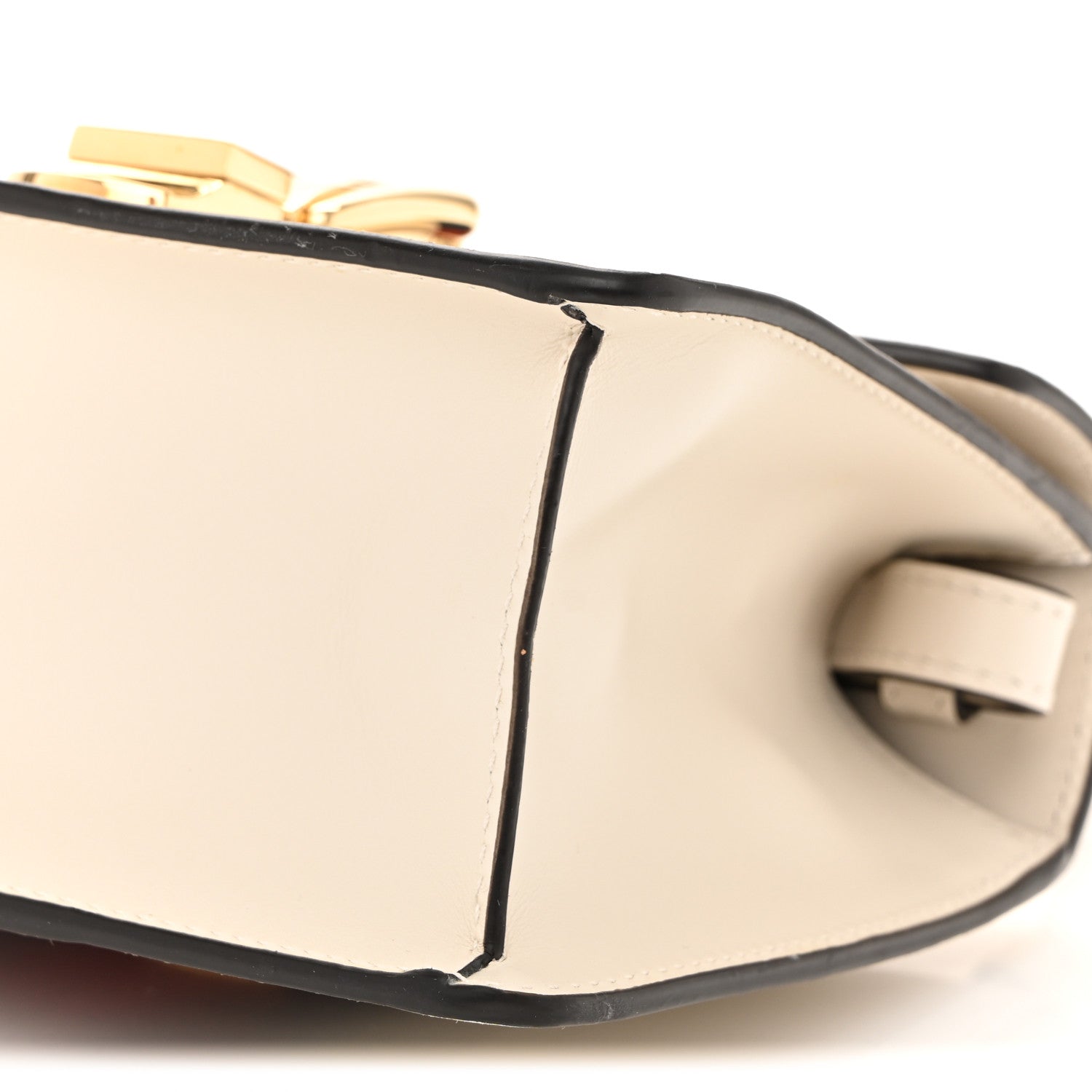 Gucci Calfskin Mini Sylvie Top Handle Bag White 10 of 13