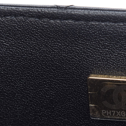 Chanel Lambskin Quilted Mini Top Handle Rectangular Flap Black 9 of 11