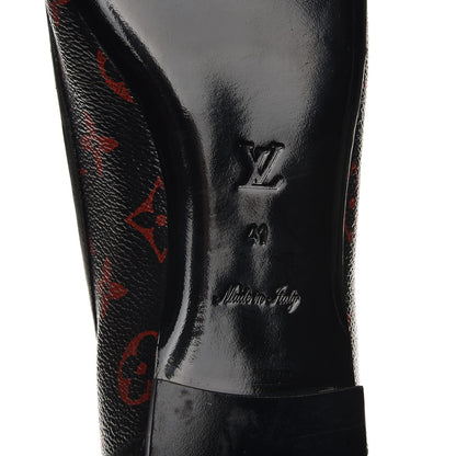 Louis Vuitton Monogram Infrarouge New Revival Ballerina Flats 41 Black 7 of 8