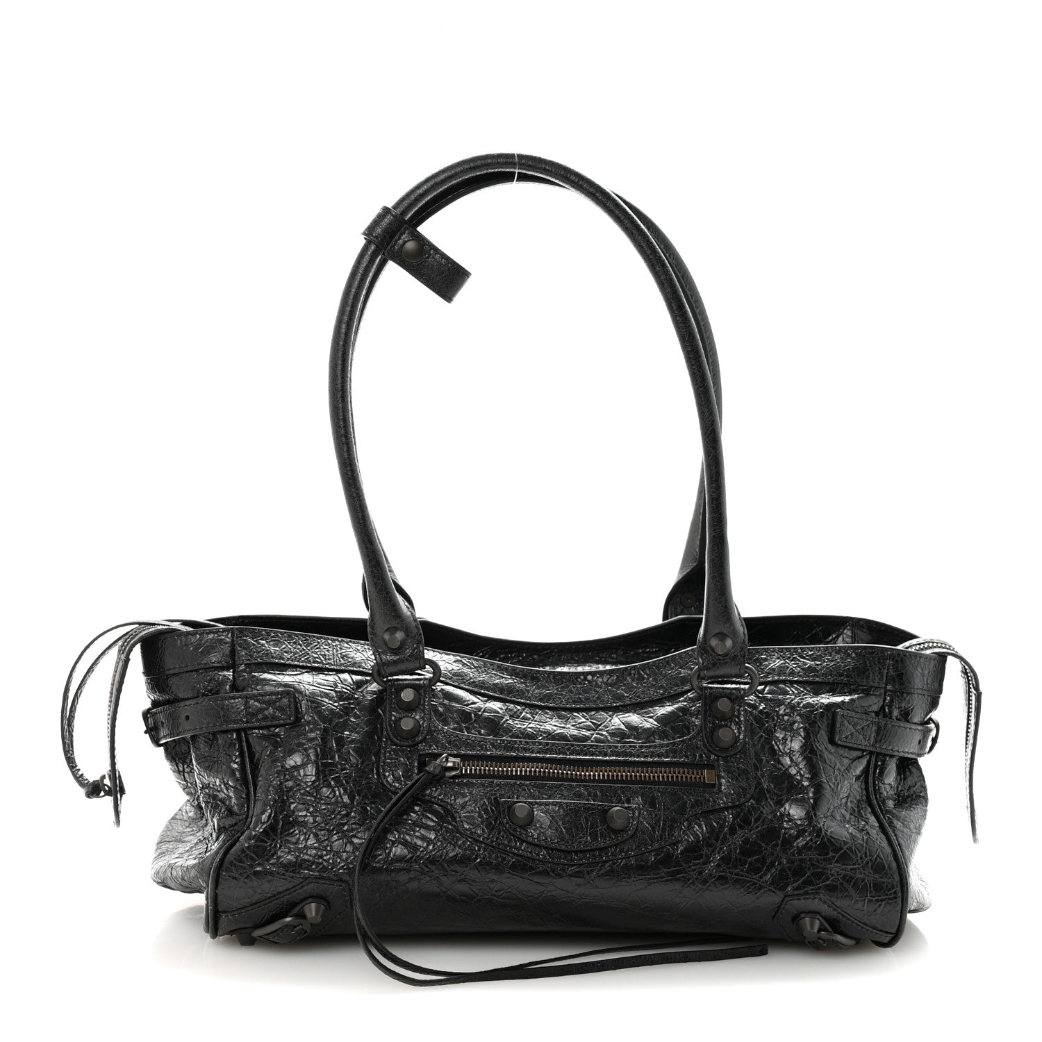 Balenciaga Agneau Arena Classic Hardware East West Le City Black 1 of 9