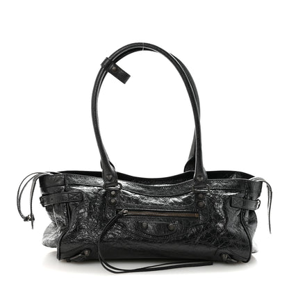 Balenciaga Agneau Arena Classic Hardware East West Le City Black 1 of 9