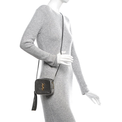 Saint Laurent Metallic Calfskin Monogram Blogger Bag Lapis Nero 2 of 6