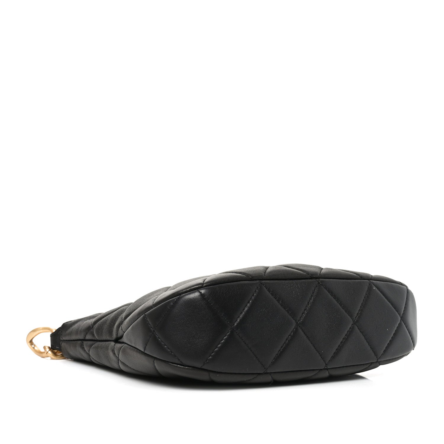 Chanel Lambskin Quilted CC Chain Hobo Black 4 of 10