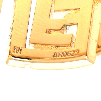 Fendi X VERSACE Metal Fendace O'Lock Ring M Gold 5 of 5