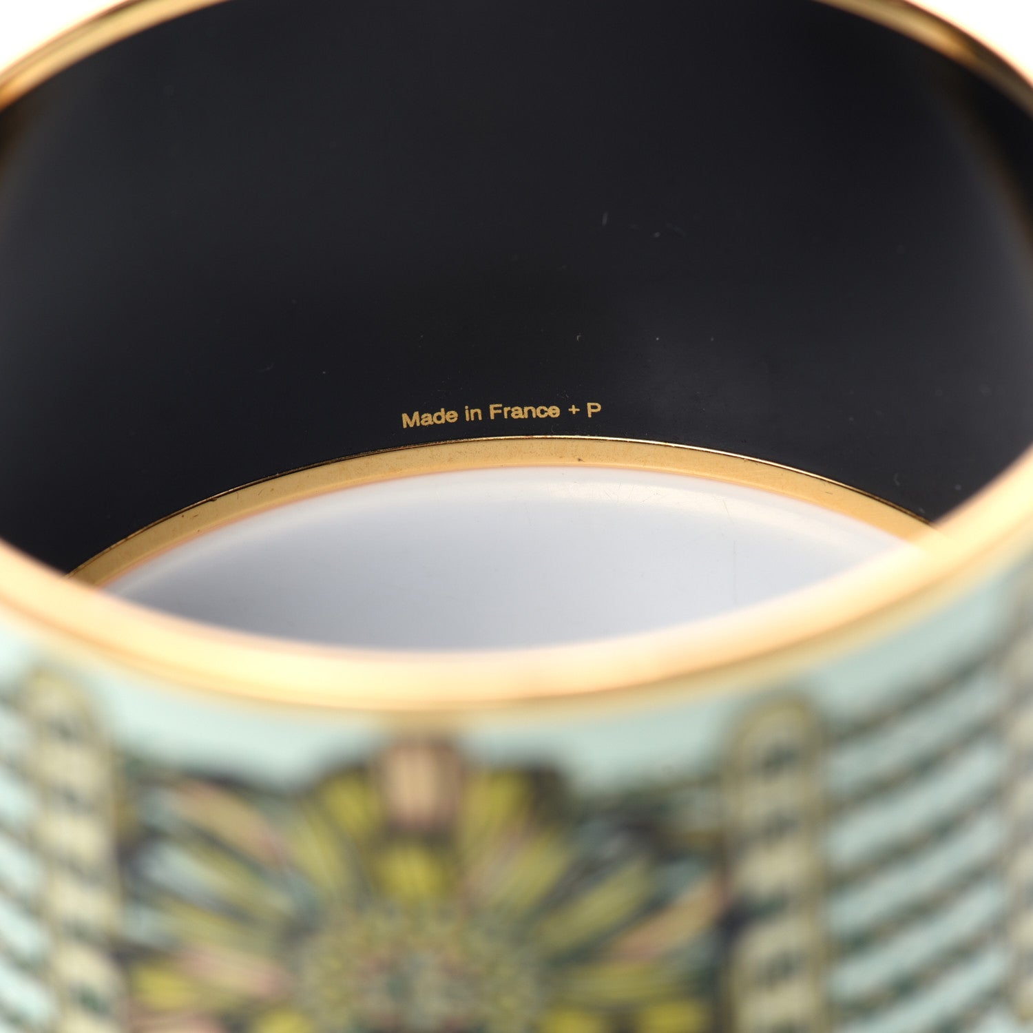 Hermes Enamel Printed Rubans de Cheval Extra Wide Bracelet 65 5 of 6