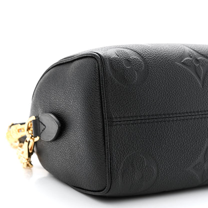 Louis Vuitton Empreinte Monogram Giant Speedy Bandouliere 20 Black 8 of 12