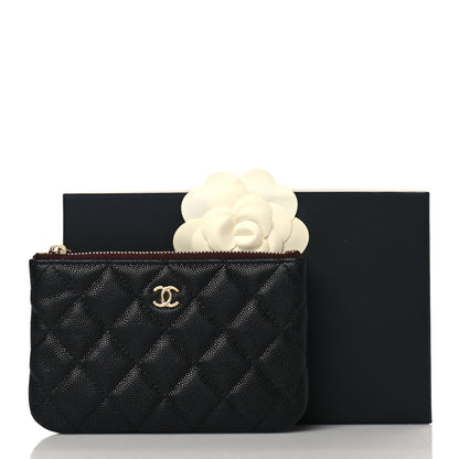 Chanel Caviar Quilted Small Cosmetic Case Black 8 of 8