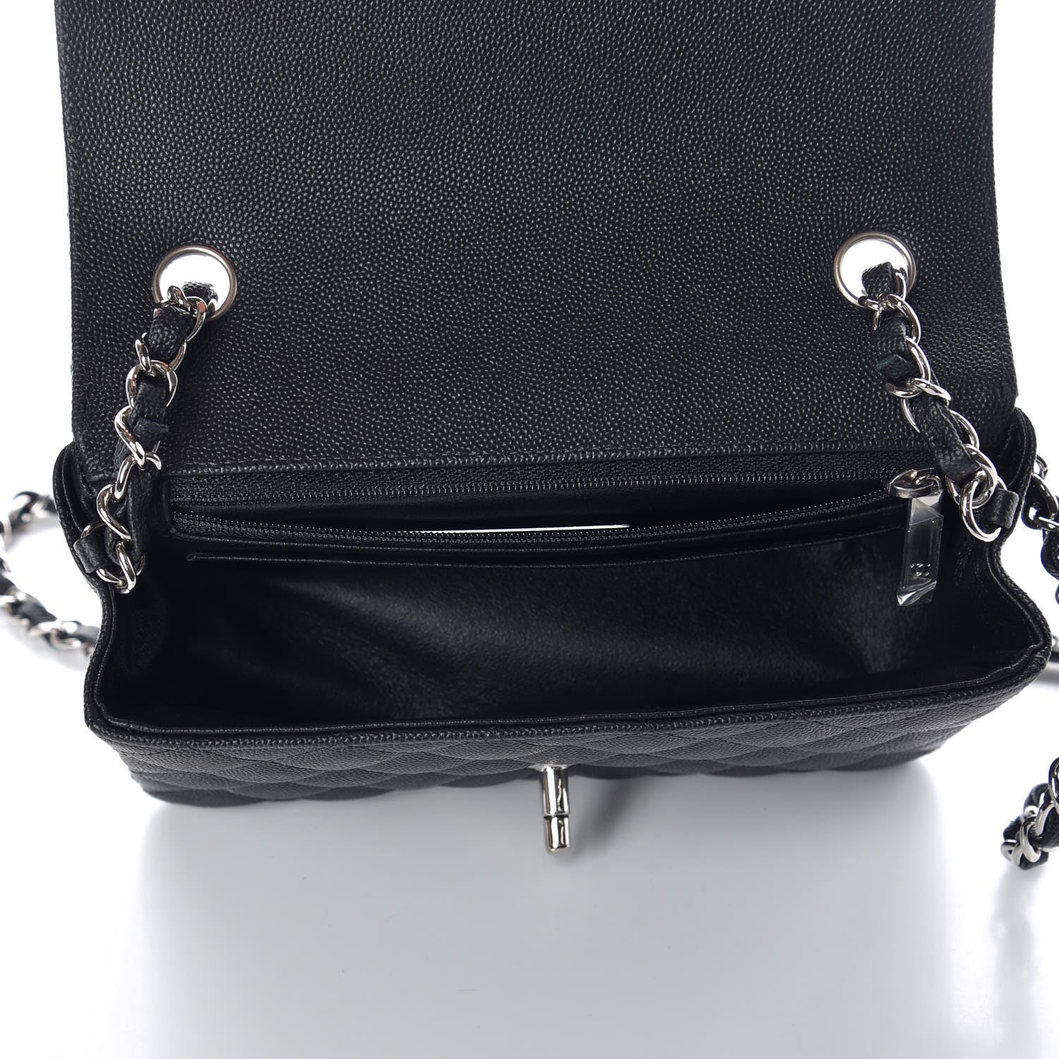 Chanel Caviar Quilted Mini Rectangular Flap Black 5 of 10