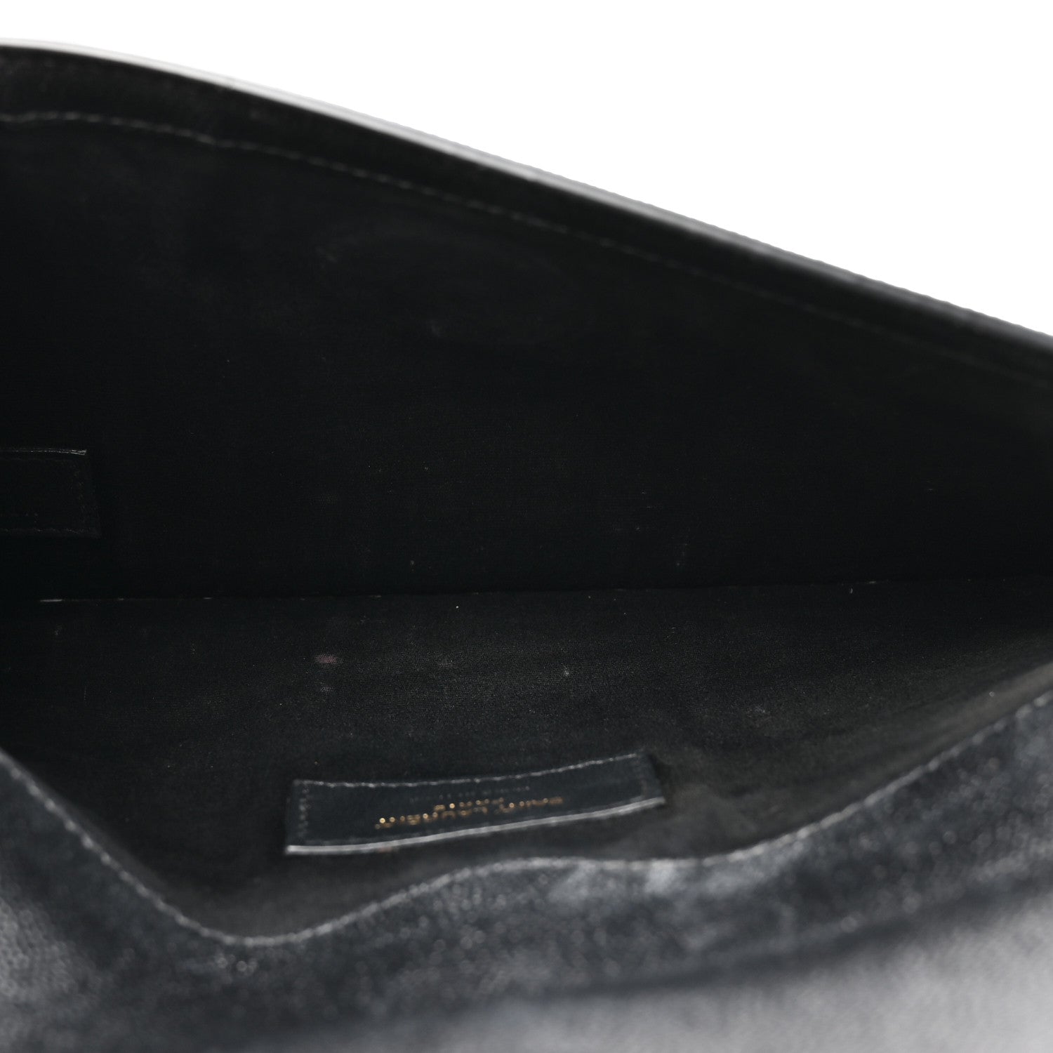 Saint Laurent Grain De Poudre Uptown Pouch Black 5 of 9
