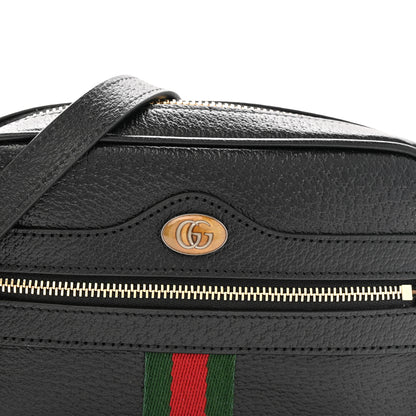 Gucci Calfskin Web Mini Ophidia Shoulder Bag Black 8 of 10