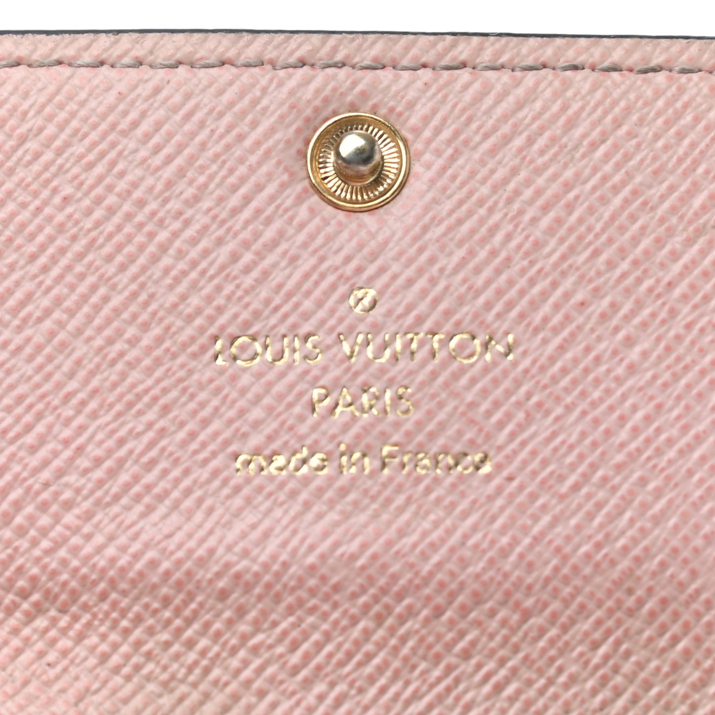 Damier Ebene Multicles 6 Key Holder Rose Ballerine