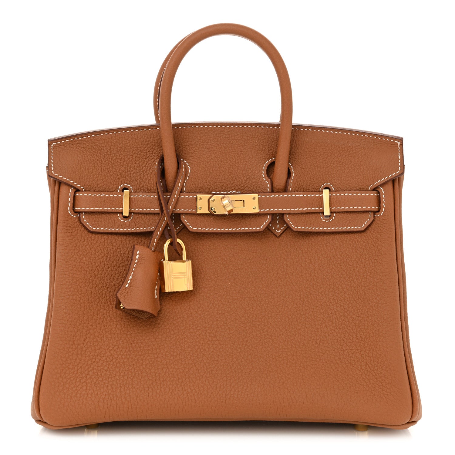 Hermes Togo Birkin 25 Gold 1 of 11