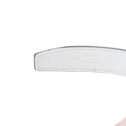 Hermes Swift Epsom 24mm Belt Strap 85 Etoupe White 3 of 8