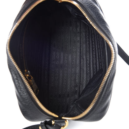 Prada Vitello Daino Camera Crossbody Black 7 of 9