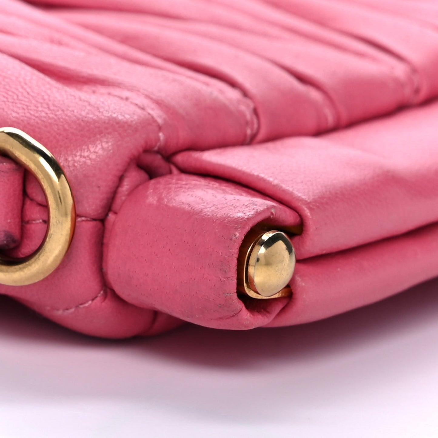 Nappa Matelasse Crossbody Peonia