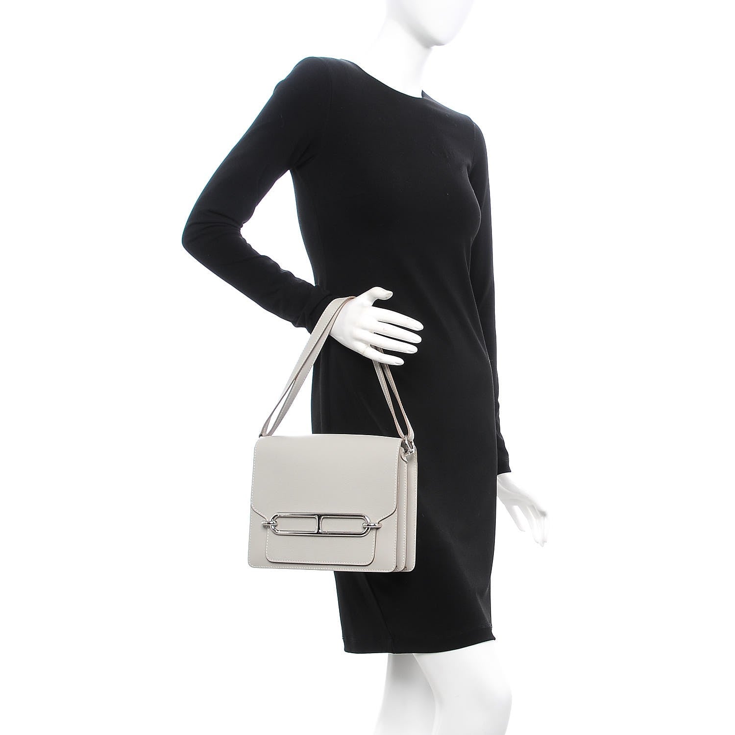 Hermes Evercolor Sac Roulis 23 Gris Perle 2 of 8