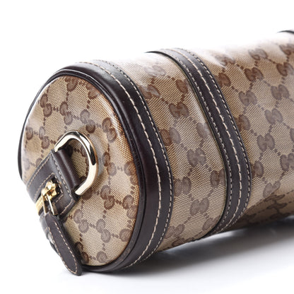 Gucci Crystal Monogram Duchessa Small Boston Bag Brown 6 of 16