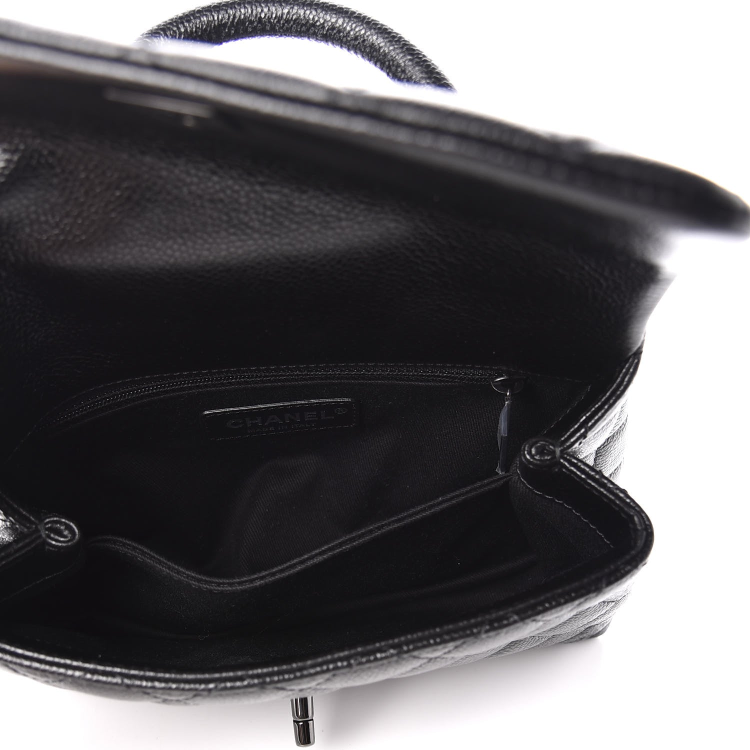 Chanel Caviar Quilted Mini Coco Handle Flap So Black 4 of 10
