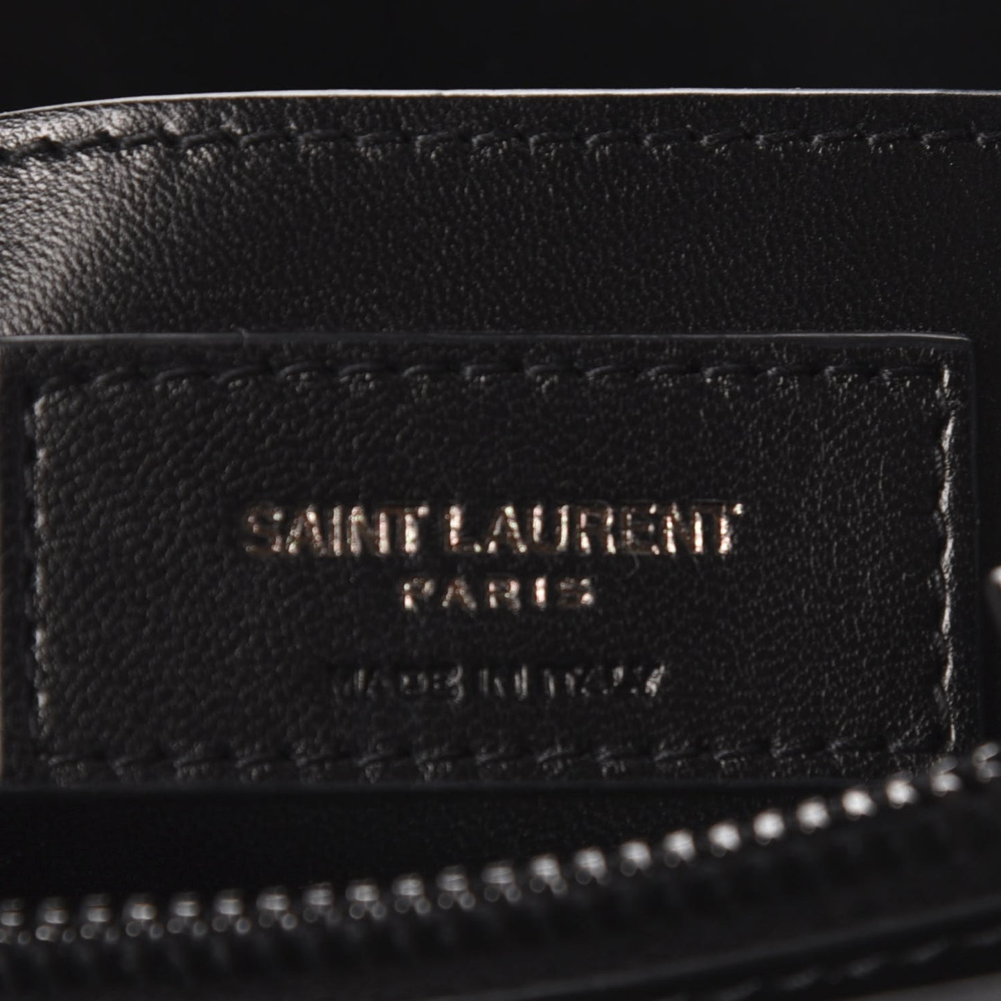Calfskin Y Quilted Monogram Small Loulou Chain Satchel Black