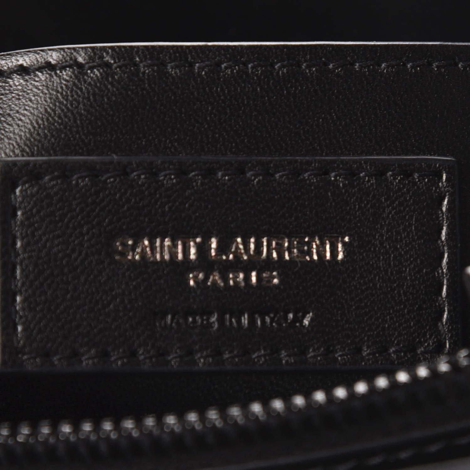 Saint Laurent Calfskin Y Quilted Monogram Small Loulou Chain Satchel Black 8 of 10