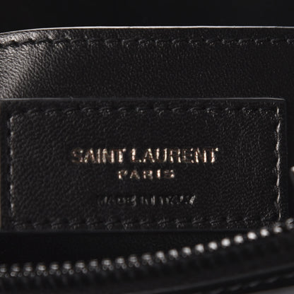 Saint Laurent Calfskin Y Quilted Monogram Small Loulou Chain Satchel Black 8 of 10