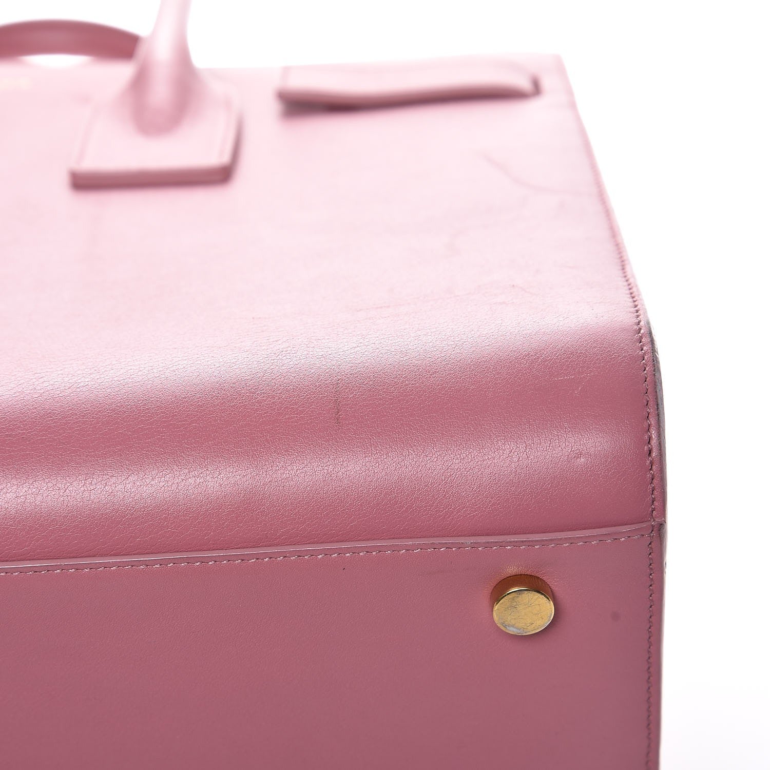 Saint Laurent Calfskin Small Sac De Jour Dark Rose 12 of 15