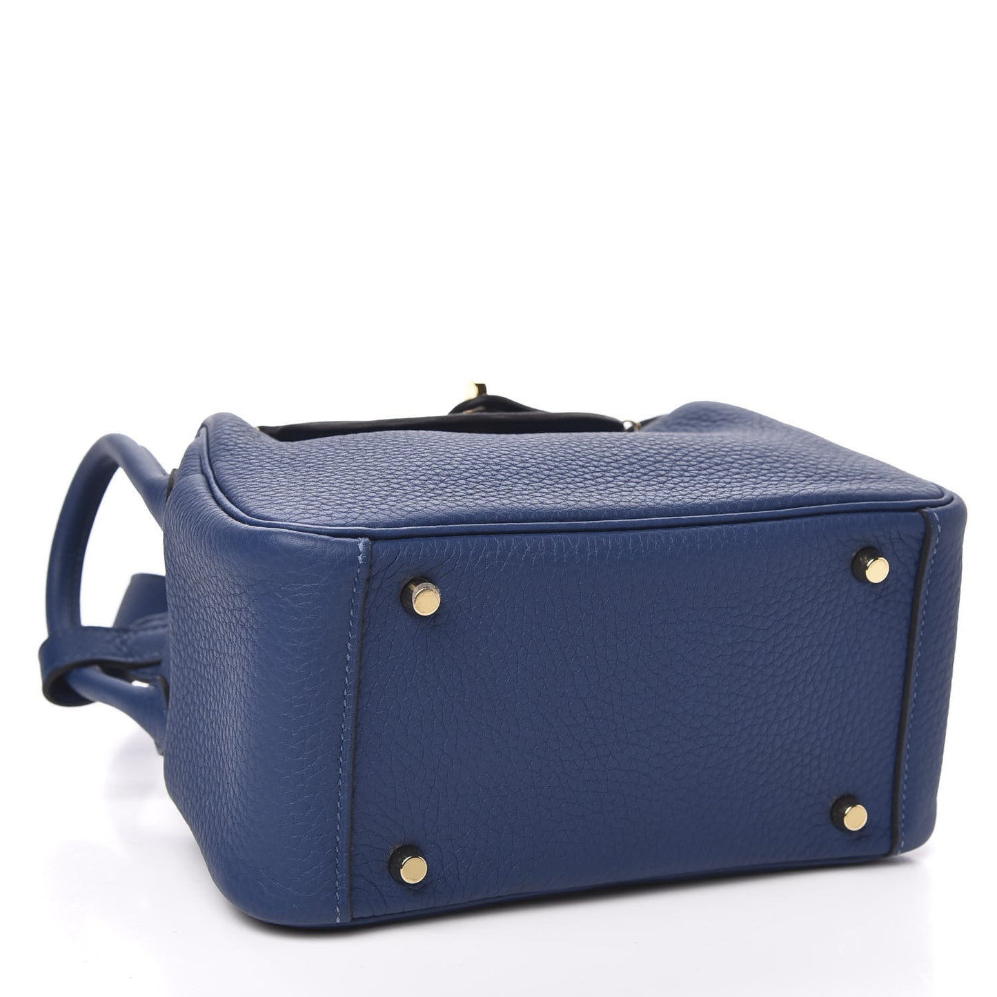 Taurillon Clemence Mini Lindy 20 Deep Bleu