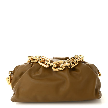 Bottega Veneta Calfskin The Pouch Chain Moutarde 1 of 10