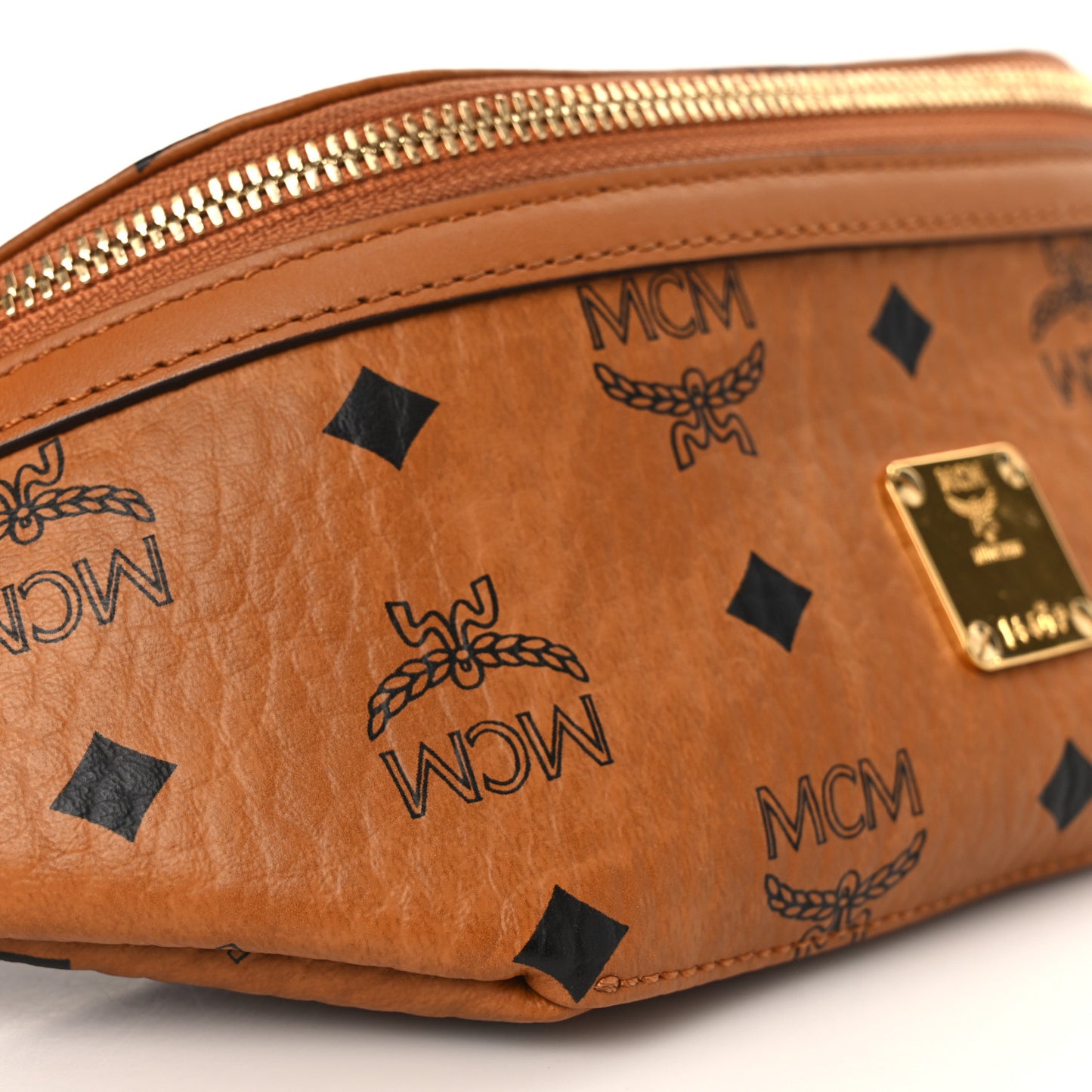 Visetos Small Fusten Belt Bag Cognac