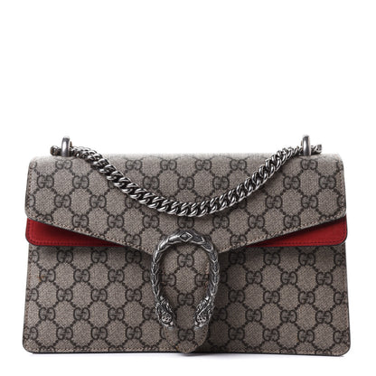 Gucci GG Supreme Monogram Small Dionysus Shoulder Bag Red 1 of 4