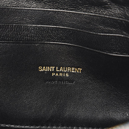 Saint Laurent Denim Matelasse Monogram Mini Lou Camera Bag California Blue 5 of 10