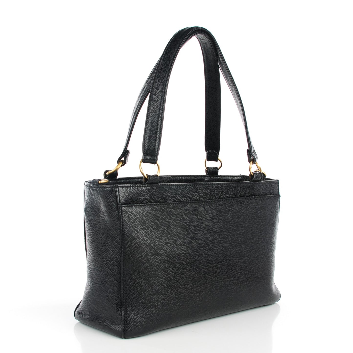 Caviar Timeless CC Shoulder Bag Black