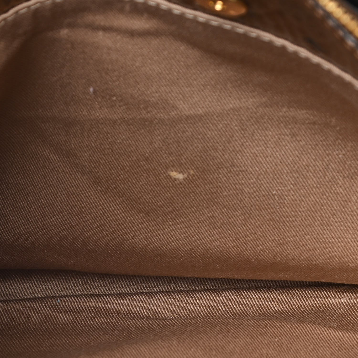 MCM Metallic Visetos Medium Crossbody Pouch Gold 5 of 11