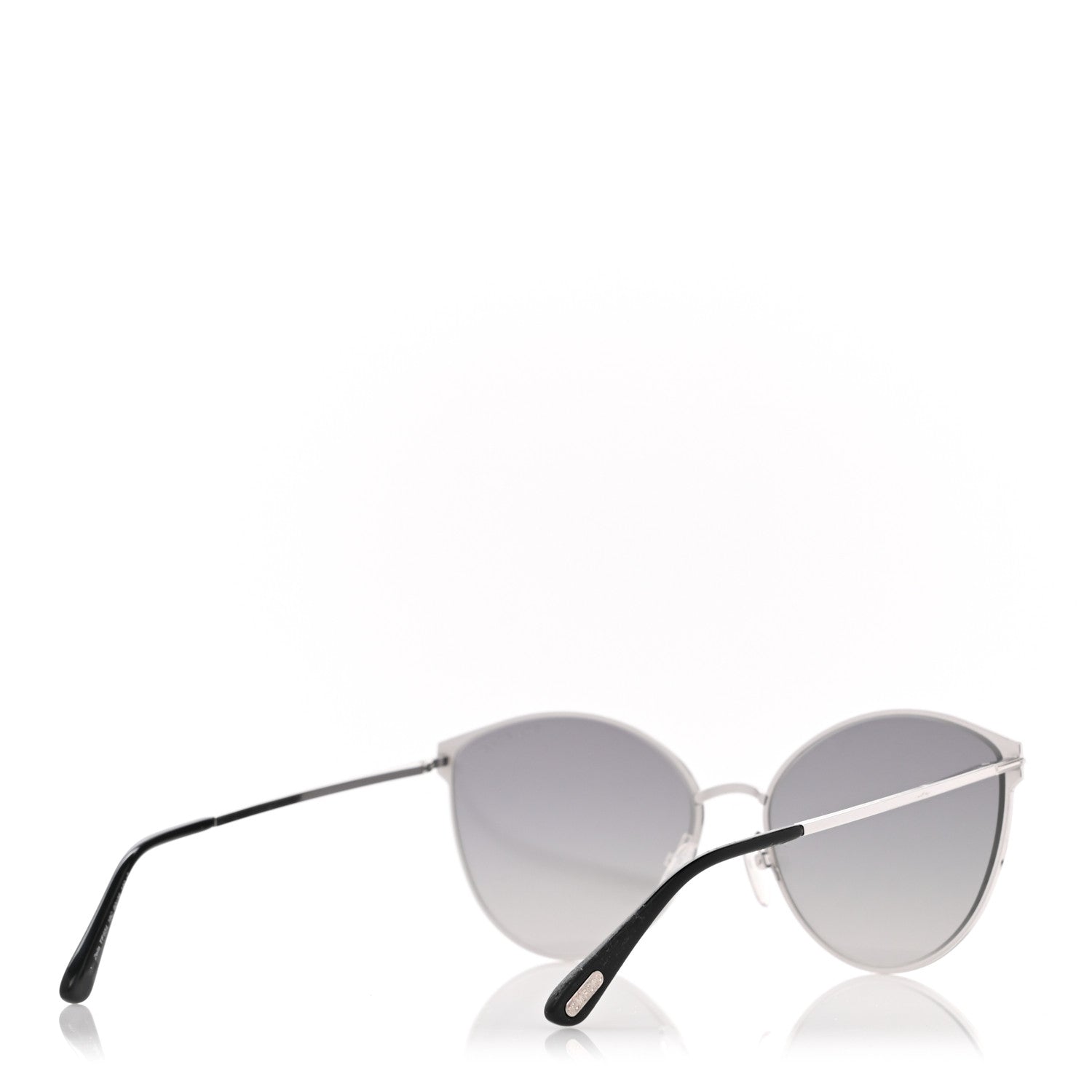 Tom Ford Metal Cat Eye Zeila Sunglasses TF654 Silver 4 of 8