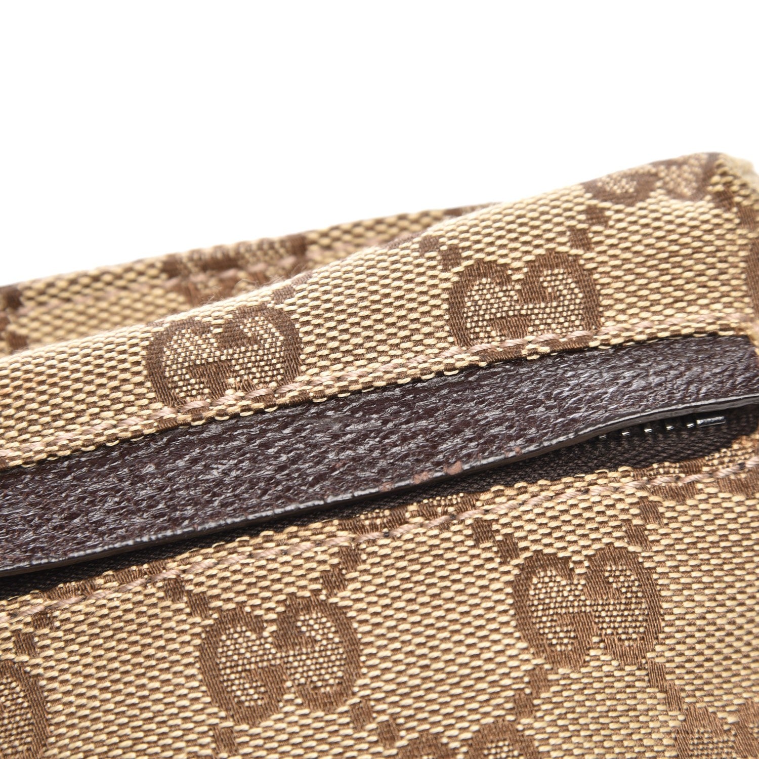 Gucci Monogram Web Belt Bag Dark Brown 8 of 9
