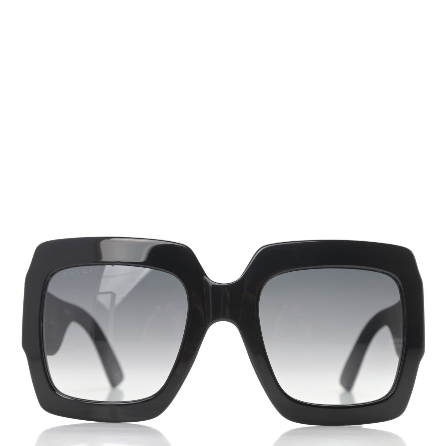 Square Frame Glitter GG0102S Sunglasses Black