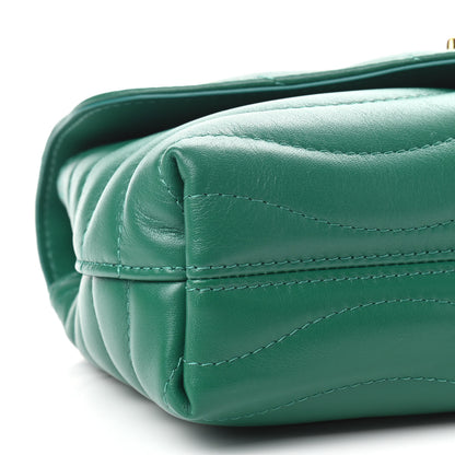 Louis Vuitton Calfskin New Wave Chain Bag MM NM Emerald 7 of 8