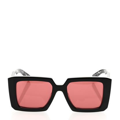 Prada Acetate Symbole Sunglasses SPR 23Y-F Black Marble 2 of 8
