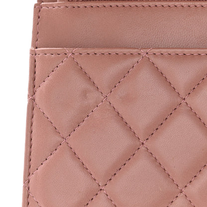 Chanel Lambskin Quilted Trendy CC Wallet On Chain WOC Nude 12 of 14