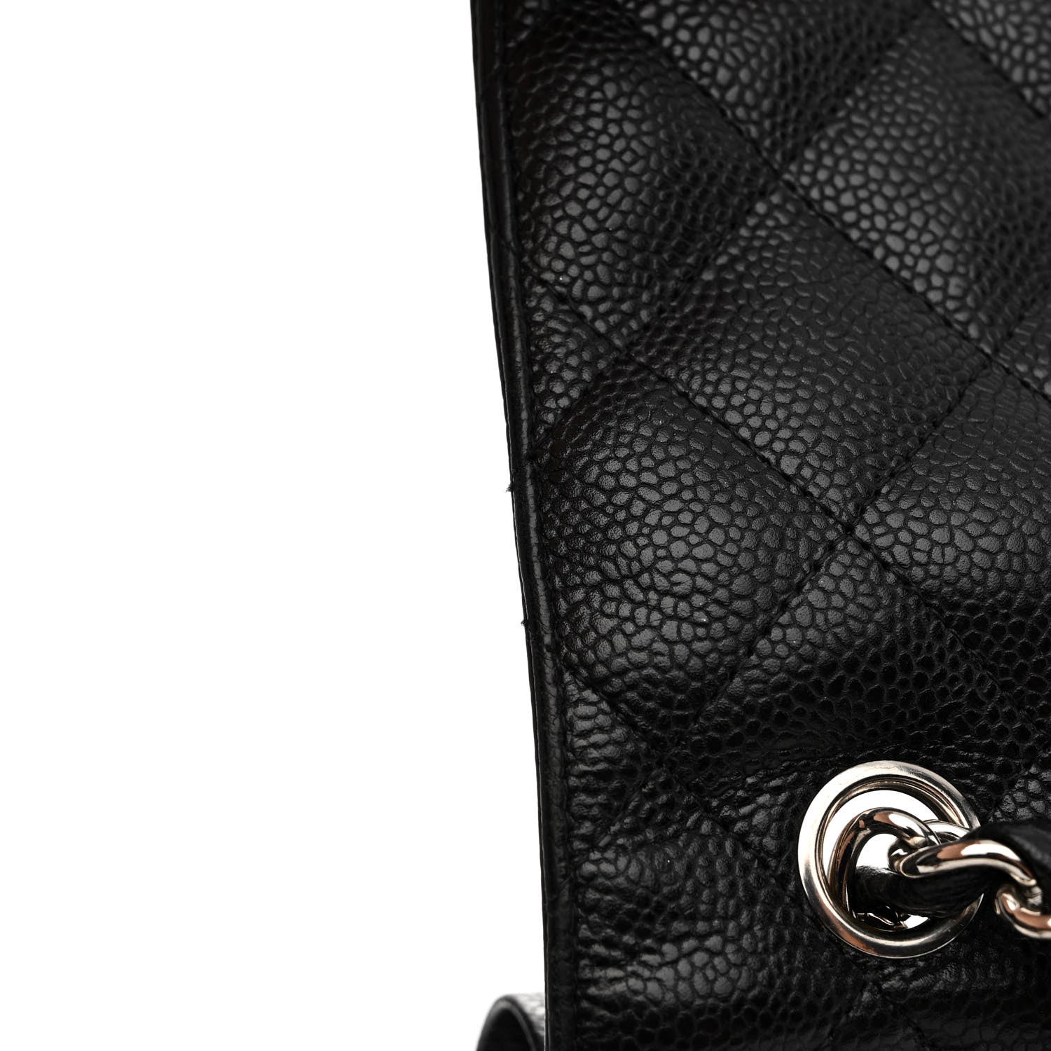 Chanel Caviar Quilted Jumbo Double Flap Black 12 of 16