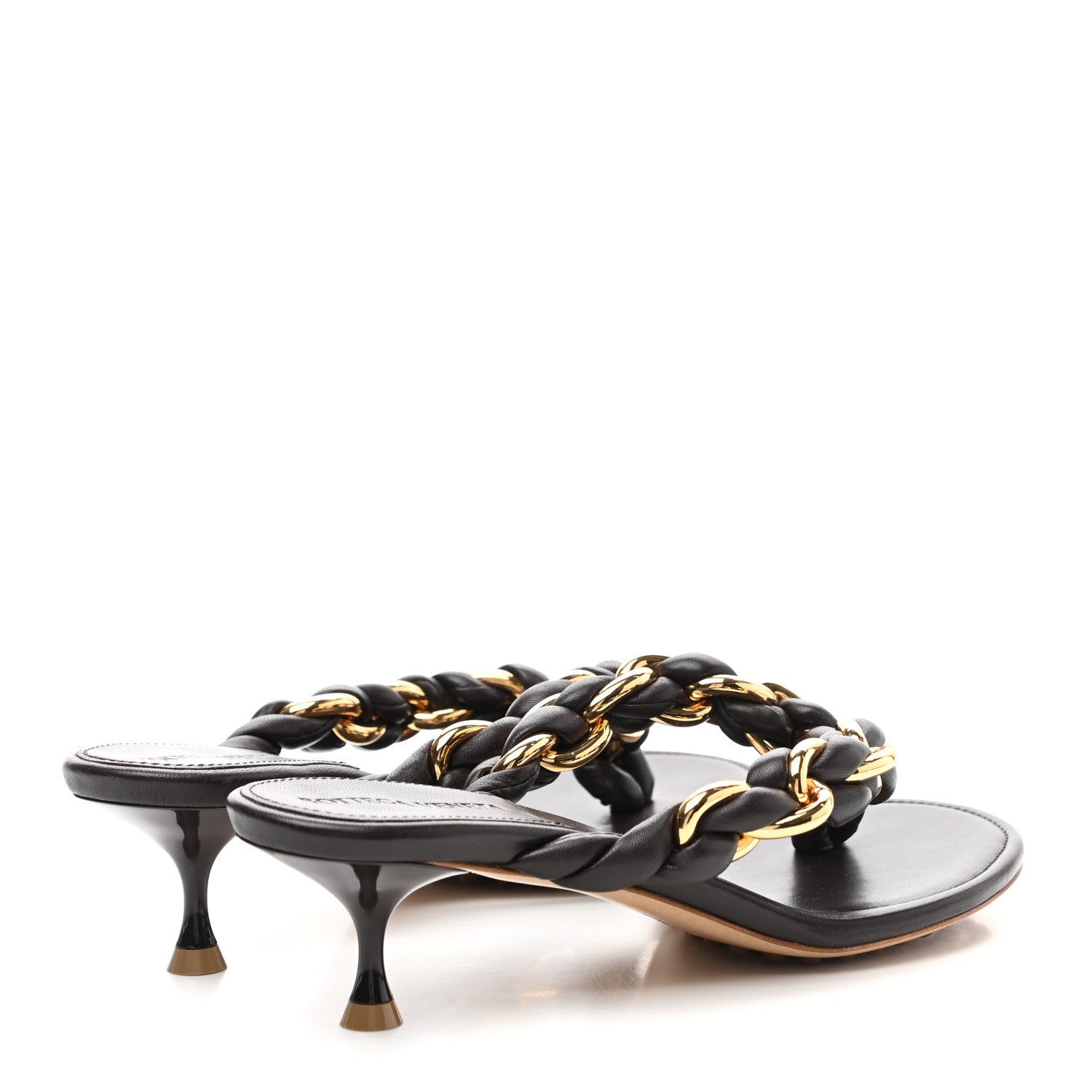 Bottega Veneta Nappa Dot Sandals 37.5 Fondant 4 of 7