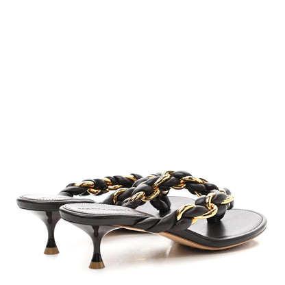 Bottega Veneta Nappa Dot Sandals 37.5 Fondant 4 of 7