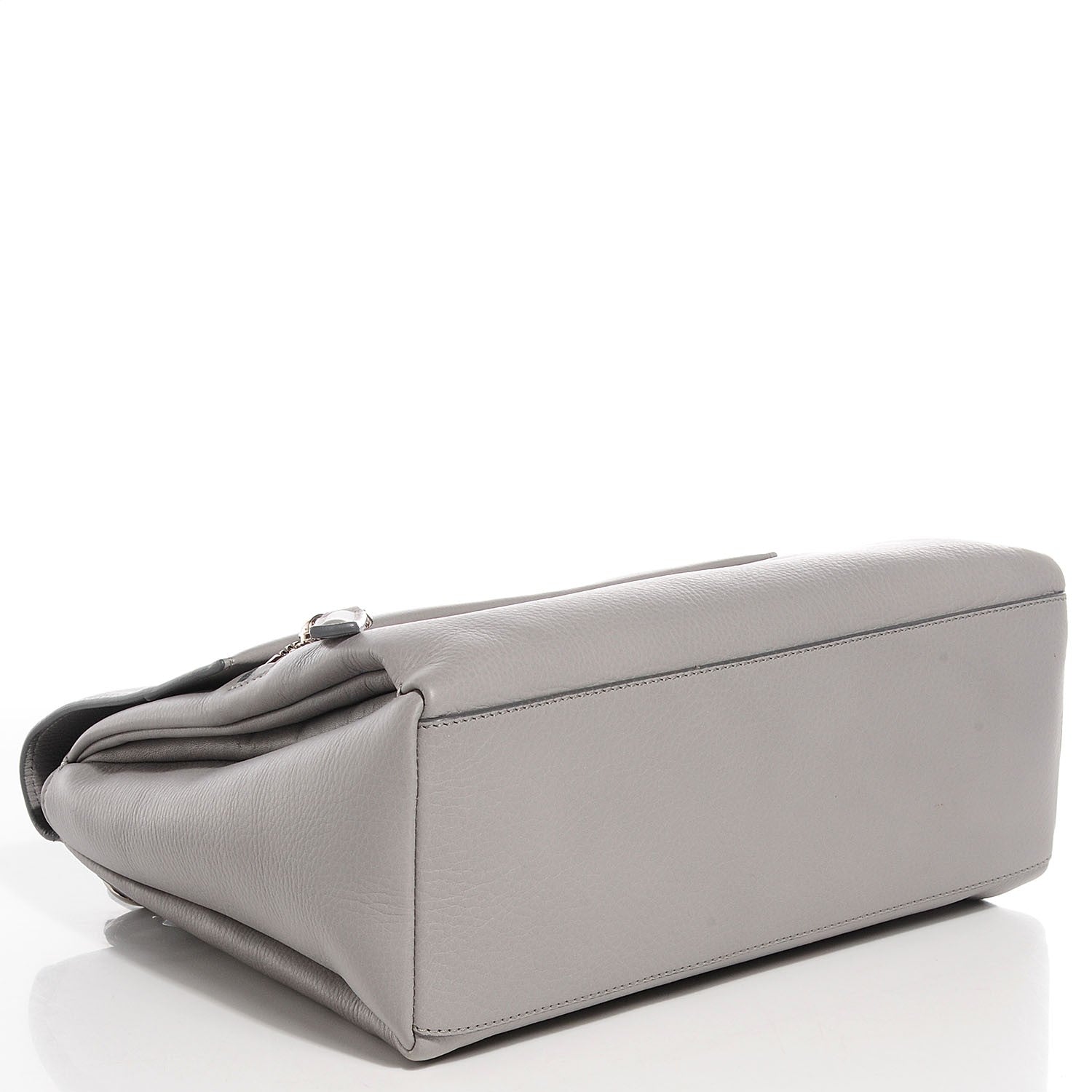 Givenchy Textured Calfskin Small Pandora Pure Flap Bag Pearl Grey 4 of 11
