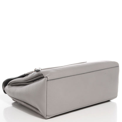 Givenchy Textured Calfskin Small Pandora Pure Flap Bag Pearl Grey 4 of 11