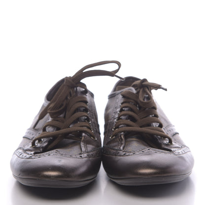 Louis Vuitton Calfskin Monogram Lyrics Sneakers 39.5 Bronze 2 of 9