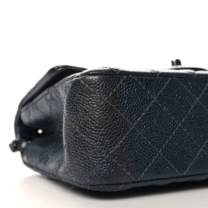 Chanel Caviar Quilted Mini Rectangular Flap Charcoal 9 of 11