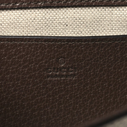 Gucci GG Supreme Monogram Textured Dollar Calfskin Web Mini Ophidia Envelope Shoulder Bag Beige Ebony 6 of 11