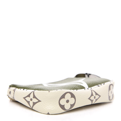 Louis Vuitton Monogram Giant Micro Pochette Accessories Kaki White 4 of 8