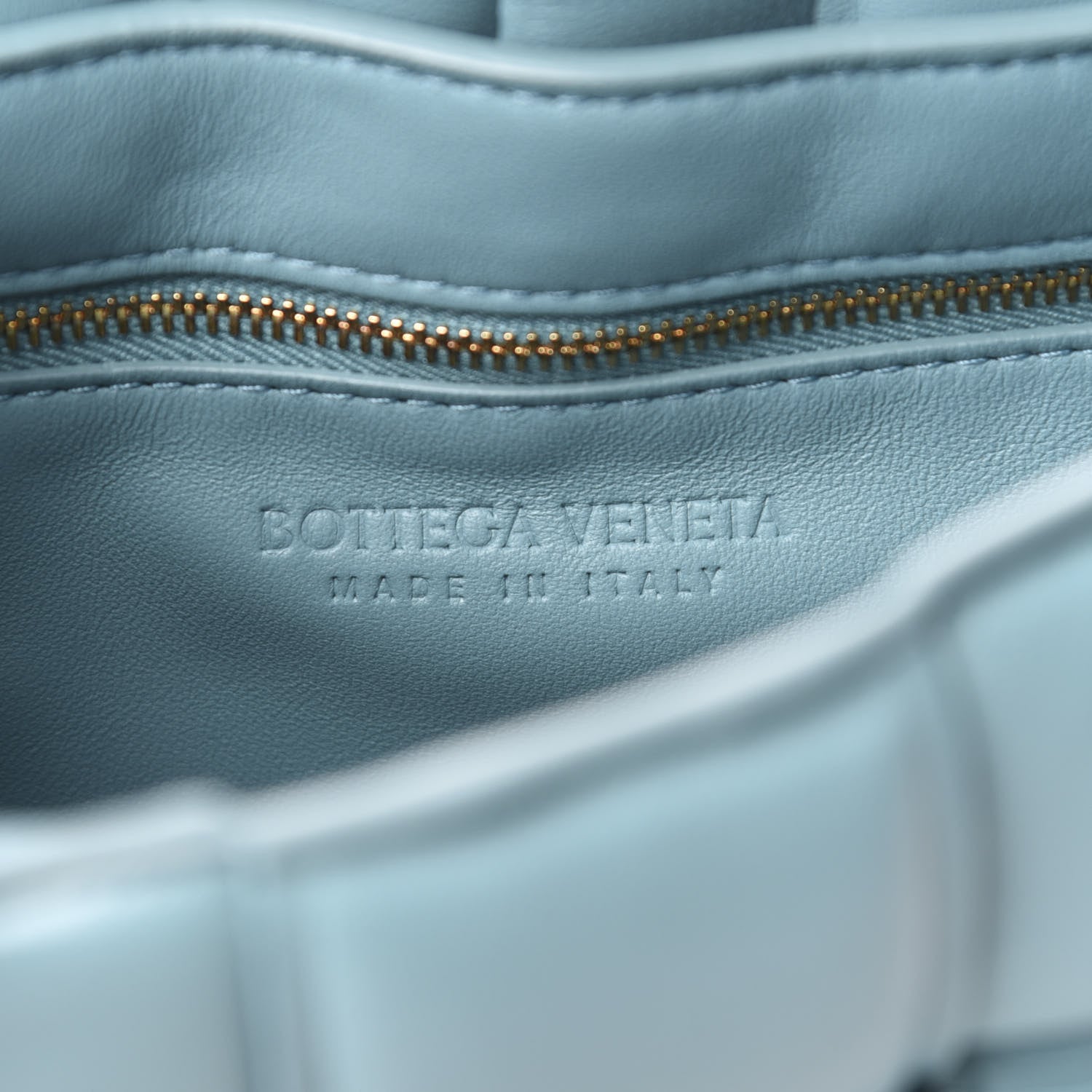 Bottega Veneta Lambskin Maxi Intreccio Padded Chain Cassette Crossbody Bag Mallard 6 of 10